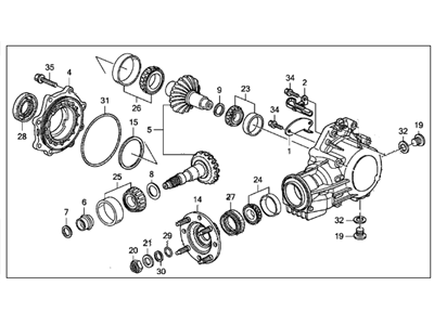 2013 Acura TL Transfer Case - 29000-RK4-000