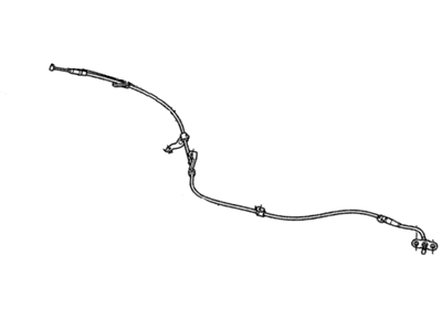 Acura 47560-TK4-A01 Driver Side Parking Brake Wire