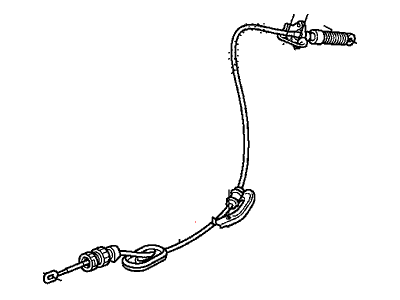 Acura 54315-TK4-A81 Automatic Transmission Shift Control Cable
