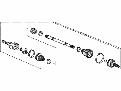 Acura TSX Axle Shaft - 44306-TA0-A53