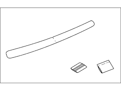 Acura 08P48-TL7-202B Rear Bumper Applique