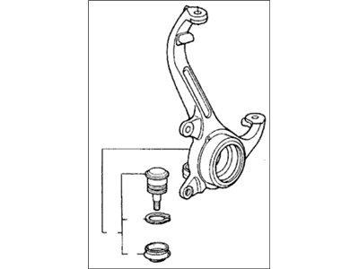 Acura 51215-SG0-505 Left Front Knuckle