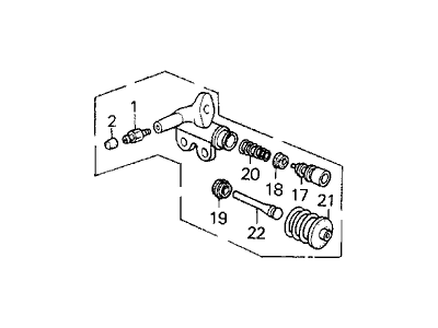 1988 Acura Legend Clutch Slave Cylinder - 46930-SG0-A02