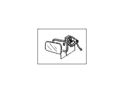 1988 Acura Legend Mirror Actuator - 76210-SG0-A22