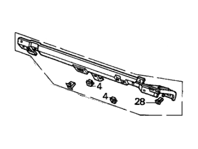 Acura 77144-SG0-A00 Frame, Glove Box