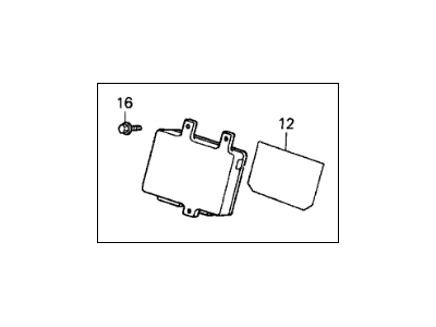 1990 Acura Legend ABS Control Module - 39790-SG0-924