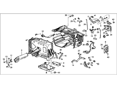 1989 Acura Legend Heater Core - 79100-SD4-A06