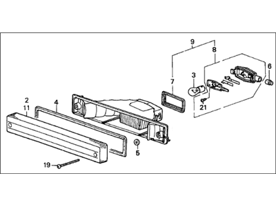 Acura 33300-SG0-A03 Light Assembly, Right Front Turn Signal