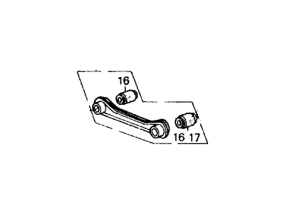 1989 Acura Legend Control Arm - 52360-SG0-A02