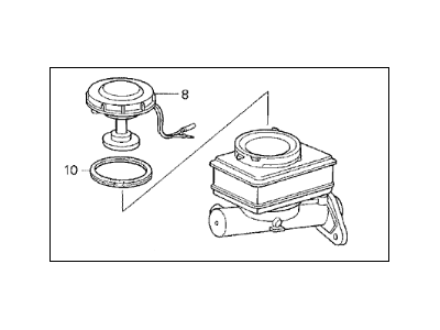 Acura 46100-SD4-A53 Master Cylinder Assembly