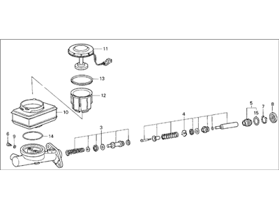 Acura 46100-SD4-A33 Master Cylinder Assembly