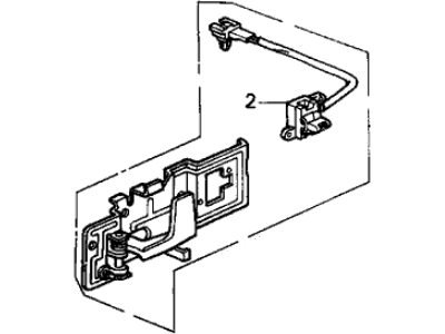 Acura 72120-SG0-A01 Right Front Inside Power Handle Assembly (Left)