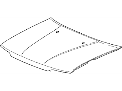 Acura 04600-SG0-A02ZZ Hood (Dot)