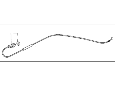 1988 Acura Legend Fuel Door Release Cable - 74411-SG0-A01