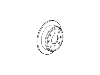 Acura 42510-SD4-930 Rear Disc Brake Rotor