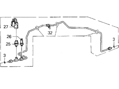 Acura Legend A/C Hose - 80323-SD4-A04