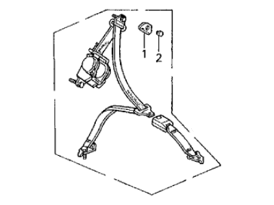 1989 Acura Legend Seat Belt - 828A0-SG0-A03ZA