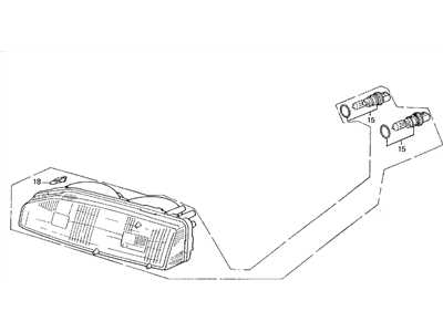 Acura Legend Headlight - 33160-SG0-A01