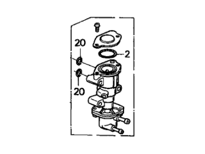 Acura 16500-PL2-A11 Valve Assembly, Fast Idle (10A)