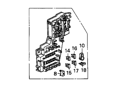 Acura 38200-SG0-A84 Fuse Box Assembly