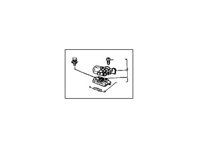 1988 Acura Legend Hood Latch - 74120-SG0-A03