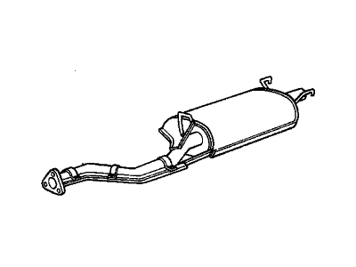 1990 Acura Legend Muffler - 18307-SG0-A06