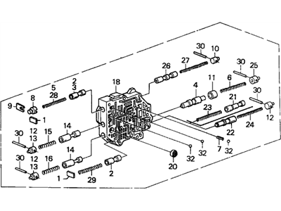 1987 Acura Legend Valve Body - 27700-PL5-020