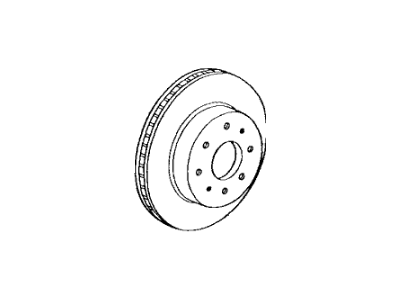 Acura CL Brake Disc - 45251-S84-G00