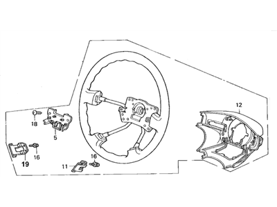 1999 Acura CL Steering Wheel - 78510-SY8-A91ZA