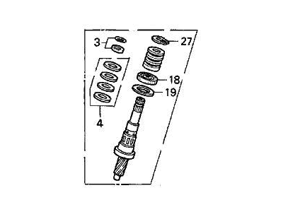 Acura CL Power Steering Control Valve - 53641-SY8-A00
