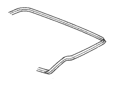 1998 Acura CL Weather Strip - 74865-SY8-A00