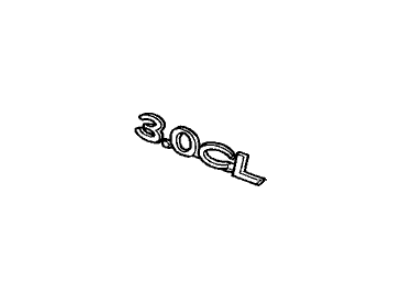 Acura 75731-SS8-A00 Rear (3.0Cl) Emblem