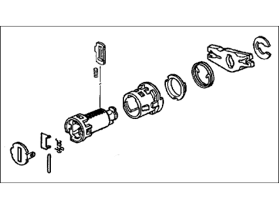 Acura 06725-ST7-305 Cylinder Kit, Driver Side Door