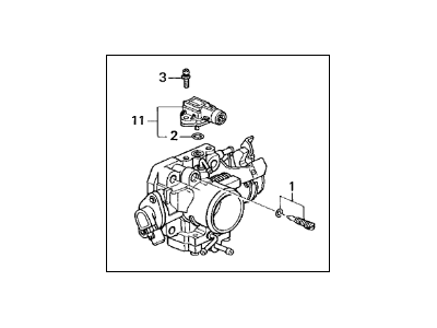 Acura CL Throttle Body - 16400-P6W-A61