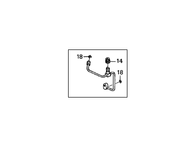 Acura 80331-SS8-A01 Condenser Pipe