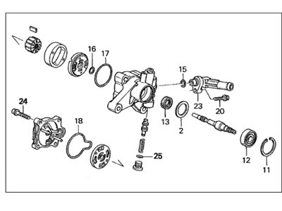 1997 Acura CL Power Steering Pump - 56110-P8A-003