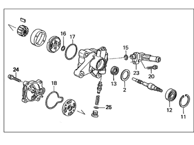 1998 Acura CL Power Steering Pump - 56110-P8A-003