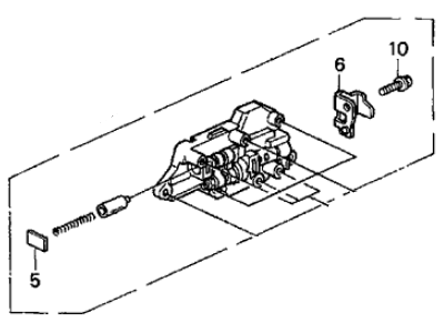 1997 Acura CL Throttle Body - 27600-P0X-000