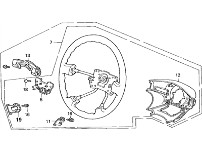 Acura CL Steering Wheel - 78510-SS8-A91ZB