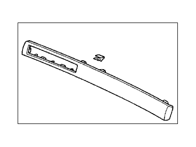 Acura 77211-SY8-A00ZB Panel, Instrument (Wood Grain) (Passenger Side)