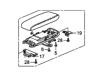 1998 Acura CL Arm Rest - 83405-SY8-A00ZD