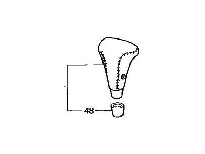 Acura CL Shift Knobs & Boots - 54130-S84-A51ZA