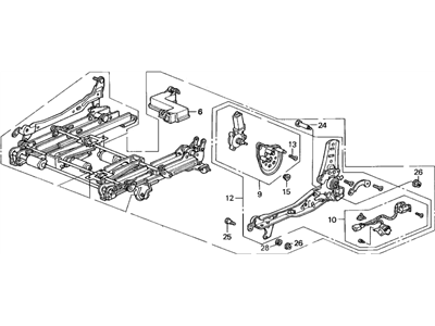 Acura 81510-SS8-A01 Device, Left Front Seat