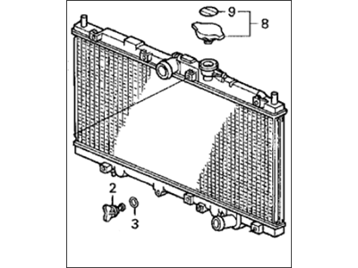 1999 Acura CL Radiator - 19010-P6W-A51