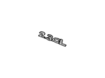 Acura 75731-SY8-A10 Rear (2.3Cl) Emblem