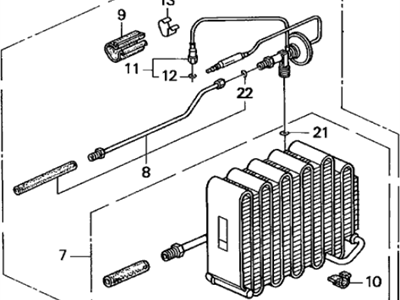 Acura Evaporator - 80210-SY8-A21