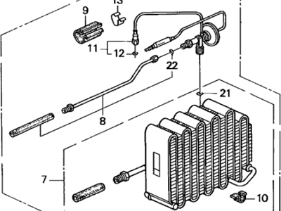 1999 Acura CL Evaporator - 80210-SY8-A21