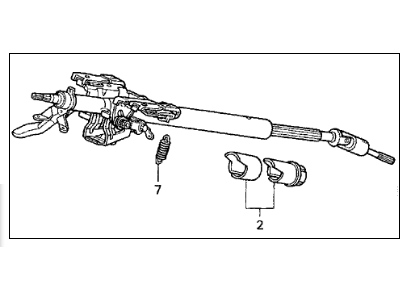 Acura 53200-SS8-A01 Column Assembly, Steering