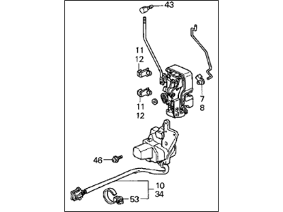 Acura Door Latch Assembly - 72110-SY8-A01