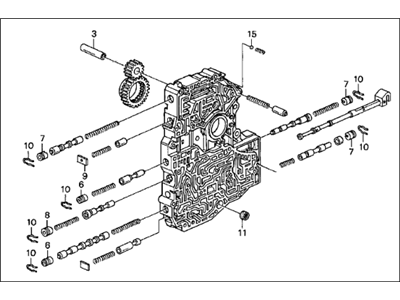 Acura 27000-P7Z-020 Body Assembly, Main Valve